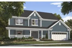 Exterior scheme with Slate Tile SW 7624 body and Pure White trim
